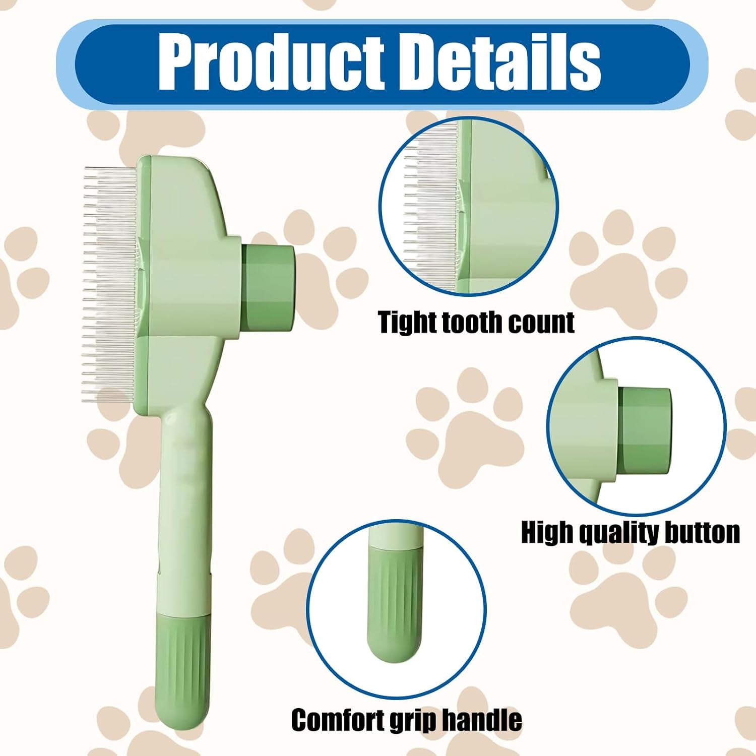 2PCS Pet Hair Remover Glove with Comb, Electrostatic Pet Hair Removal Glove for Dog Cat Grooming, Furniture and Car Seat Cleaning, Black Deshedding Gloves with Green Comb, Dog Washing Gloves